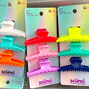 3 Pcs Claw Hair Clips